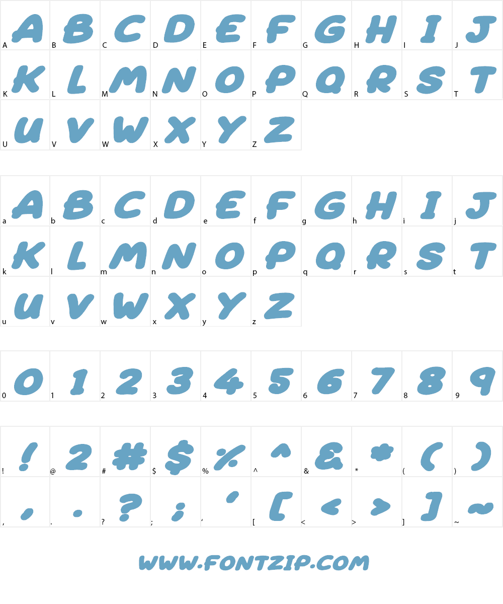 Superfats Font Character